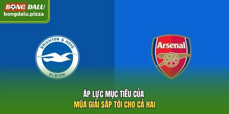 Áp lực mục tiêu của mùa giải sắp tới cho cả hai
