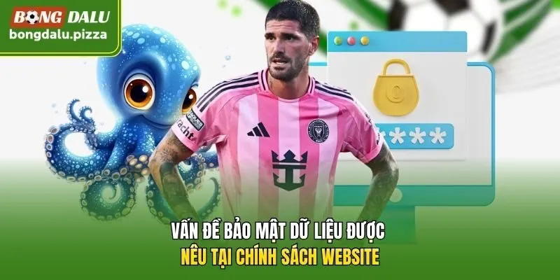 Vấn đề bảo mật dữ liệu được nêu tại chính sách website